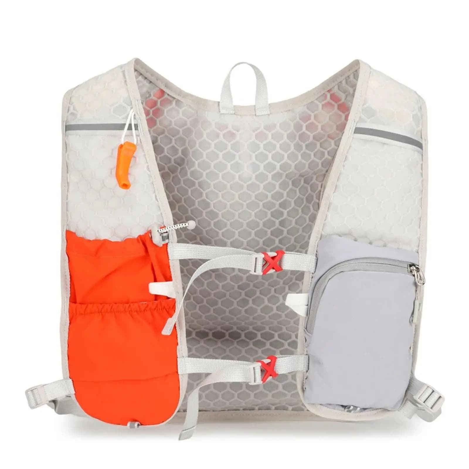 Gilet Idratazione Leggero in Nylon, Zaino Sportivo Regolabile per Trail Running, Campeggio, Escursionismo, Ciclismo e Gare