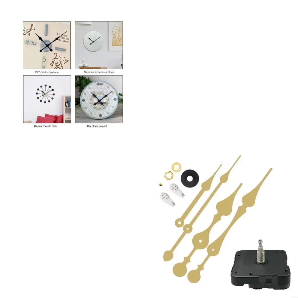 L43a mechanism handcrafted watch high torque silent quartz movement motor with 2 pack long vanga hands