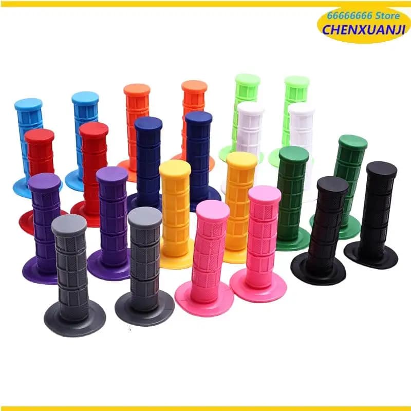 22mm 24mm Motorcycles Grip Dirt Bike Grips 7/8" Rubber Biker Scooter Handle Grip For Handlebar Mx Pillow Top Throttle 22mm Bar