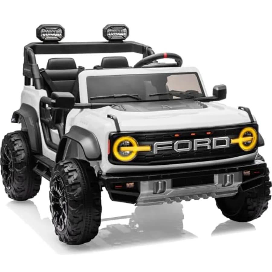Prima esperienza di guida con Bronco Raptor 24V a 2 posti, auto elettrica con batteria e telecomando.