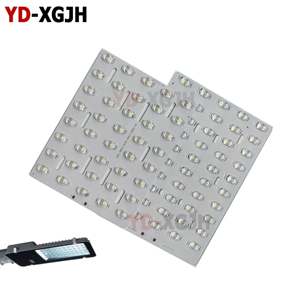 Pannello Luminoso LED per Lampione Stradale 220V, Testa Lampada Golden Bean, Piastra Sorgente Luminosa, Accessori per Riparazione Lampade