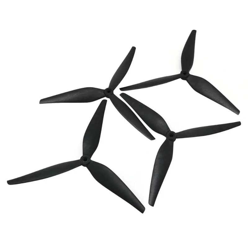 10Pairs 10X5X3 9X5X3 10X5.5X3 1050 9050 1055 10inch 9inch 3 blades Black Carbon Reinforced Nylon Propeller for RC Drone