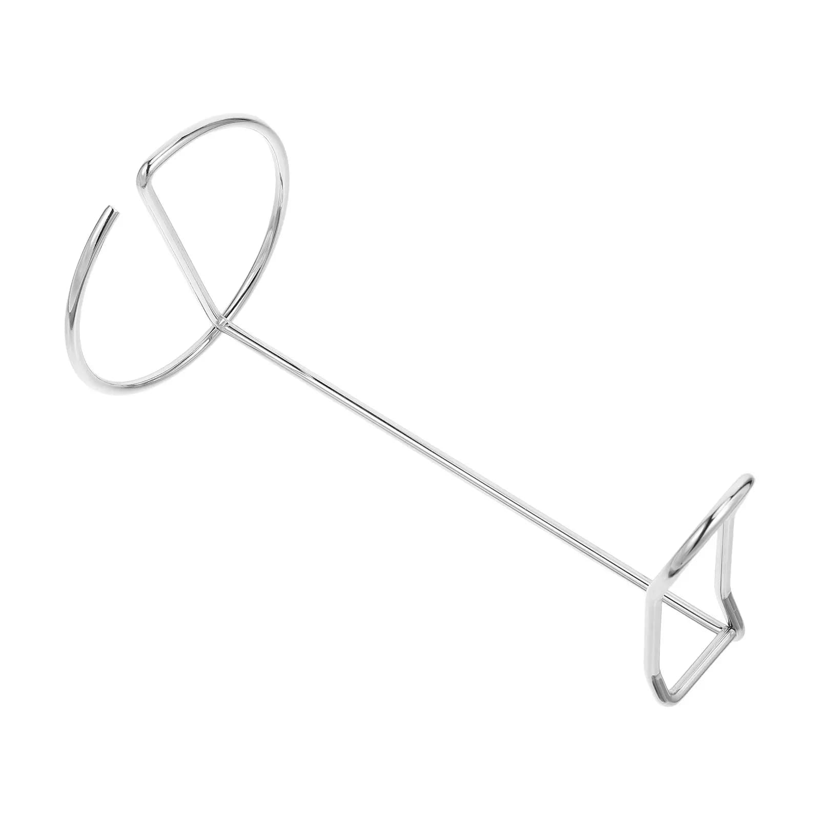 Desktop Headphone Stand Desktop Earphone Holder Metal Headset Organizer for Office Gaming Space Saving Headset Hanger Silver