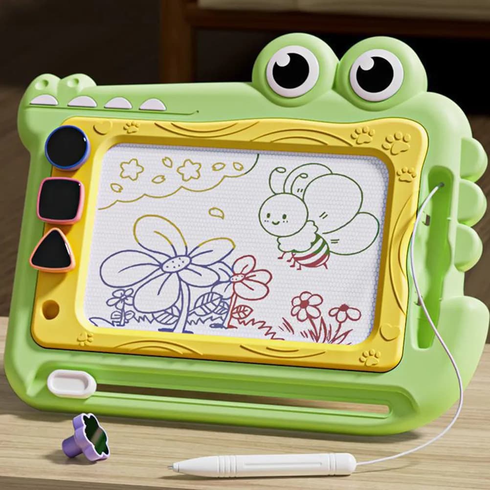 1 set di lavagnette magnetiche per bambini, tavoletta educativa per disegnare e scrivere, lavagna per dipingere, regalo da viaggio per bambini da 1 a 3 anni
