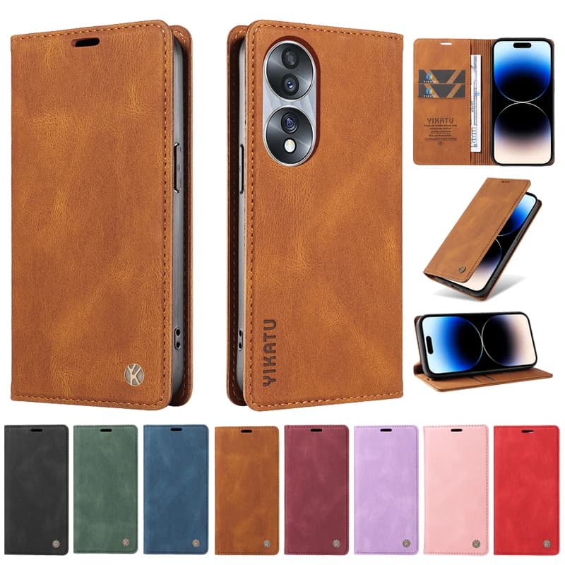 Luxury Wallet Leather Protect Case For Huawei Honor 70 50 Lite Magic5 Pro Magic4 Pro Honor70 5G Cases Magnetic Flip Cover Capa