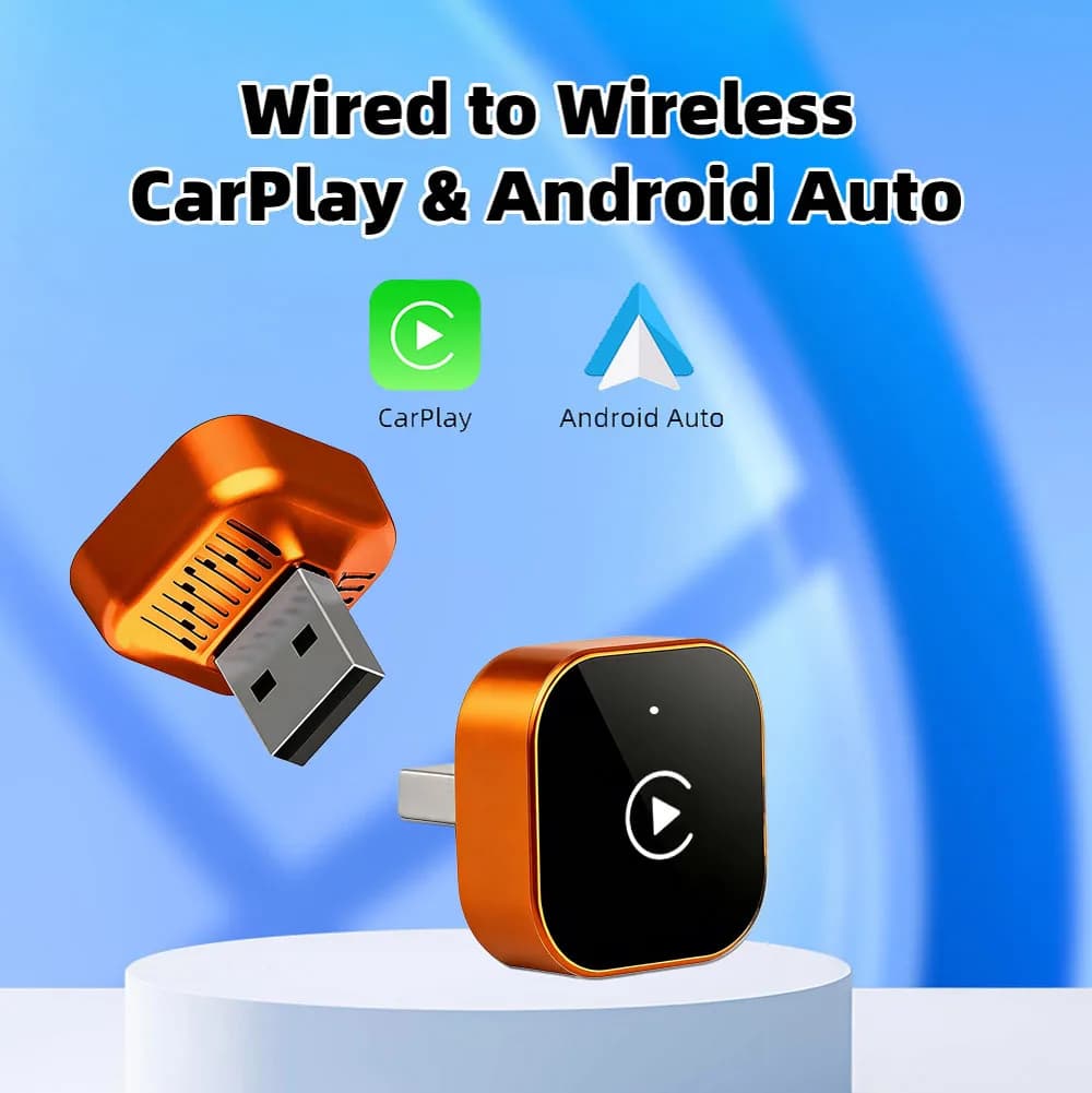 New CarPlay and Android Auto 2026 Adapter for Toyota, Nissan, Ford, Benz, Compatible with Apple and Android Phones