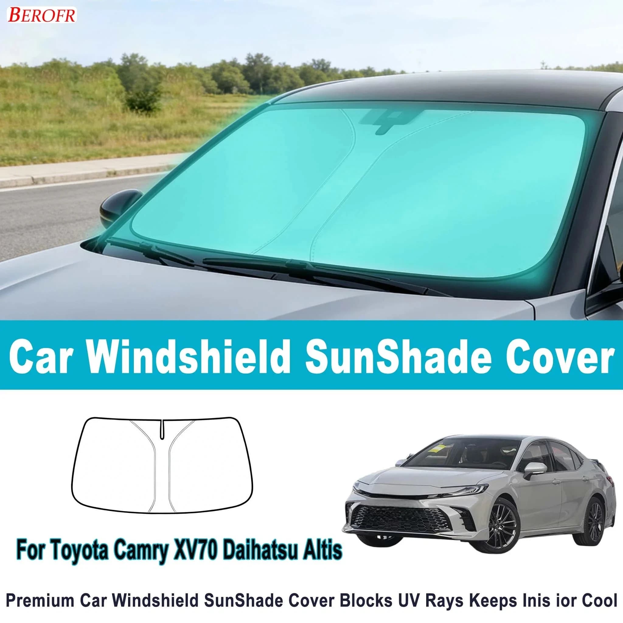 For Toyota Camry XV70 Daihatsu Altis 2018-2024 Car Windshield Sunshade Cover Front Window Sun Shade Heat Insulation Accessories