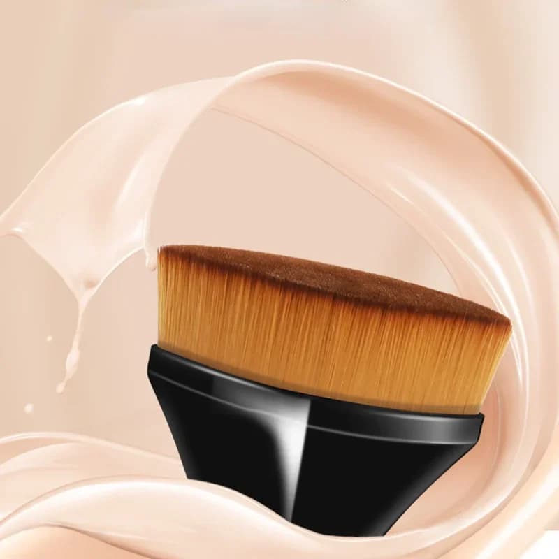 Nuovo Pennello Magico N.55 Professionale per Trucco, Pennello Grande per Fondotinta e Blush, Strumento Cosmetico Morbido per la Base