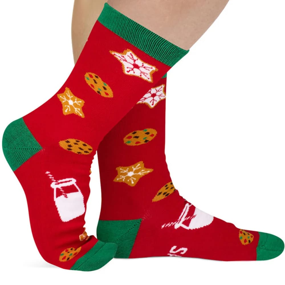 2026 Christmas Crew Cotton Socks Unisex Women Men Colorful Funny X-mas Long Socks Gifts for Dropshipping Bulk Wholesale