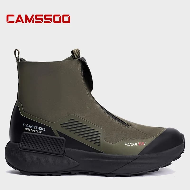 CAMSSOO Scarpe da trekking impermeabili Uomo Inverno Sport all'aria aperta Scarpe da arrampicata Caccia Stivali tattici Calde sneakers da trekking alte