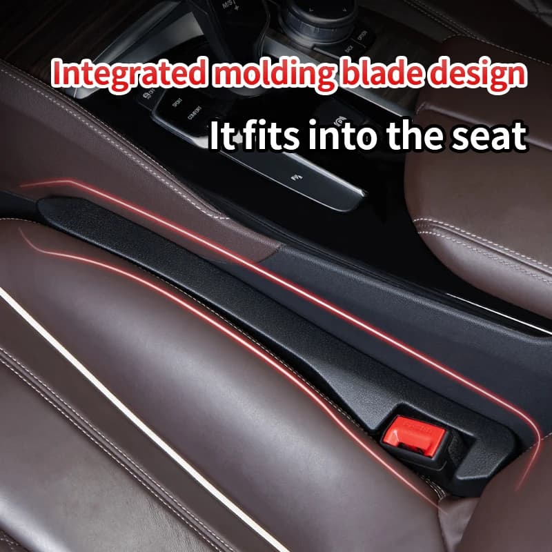 Filler for empty spaces for car seat in soft universal leather Strip for side seam cap Load-proof filling strip Gap for car seat Anti-skirt Interior cars