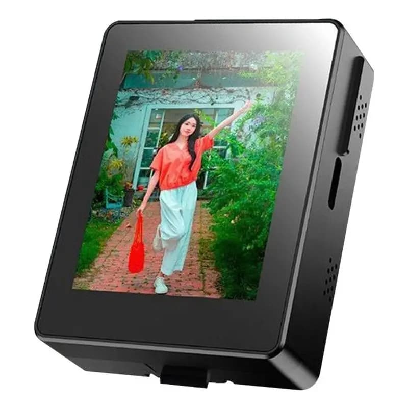 ABZZ-Monitor Portatile per Selfie e Vlog, Schermo per Proiezione Fotografia Remota con Telecamera Posteriore del Telefono