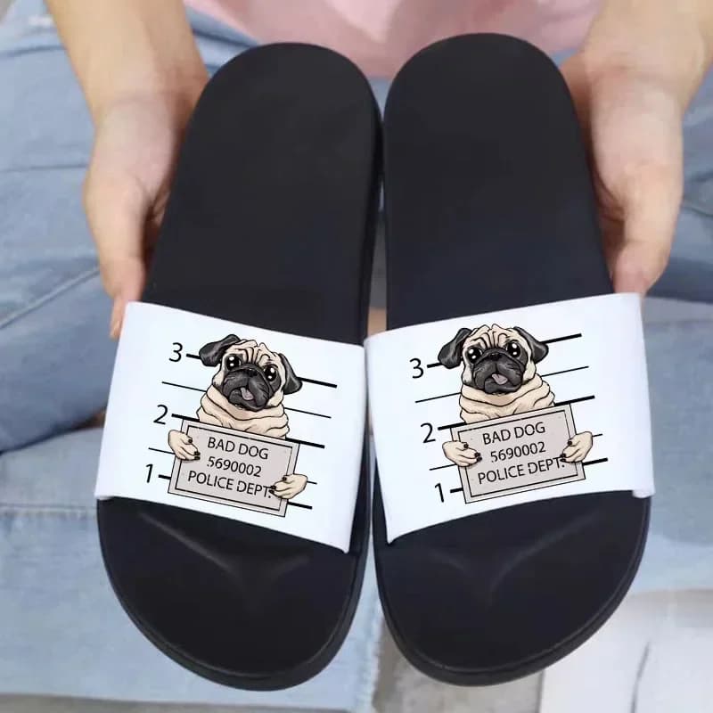 2026 New Summer Slippers Lovely Dachshund dog Slides Outdoor Women Shoes Home Floor sandalias Flip Flops Men Couples Cartoon