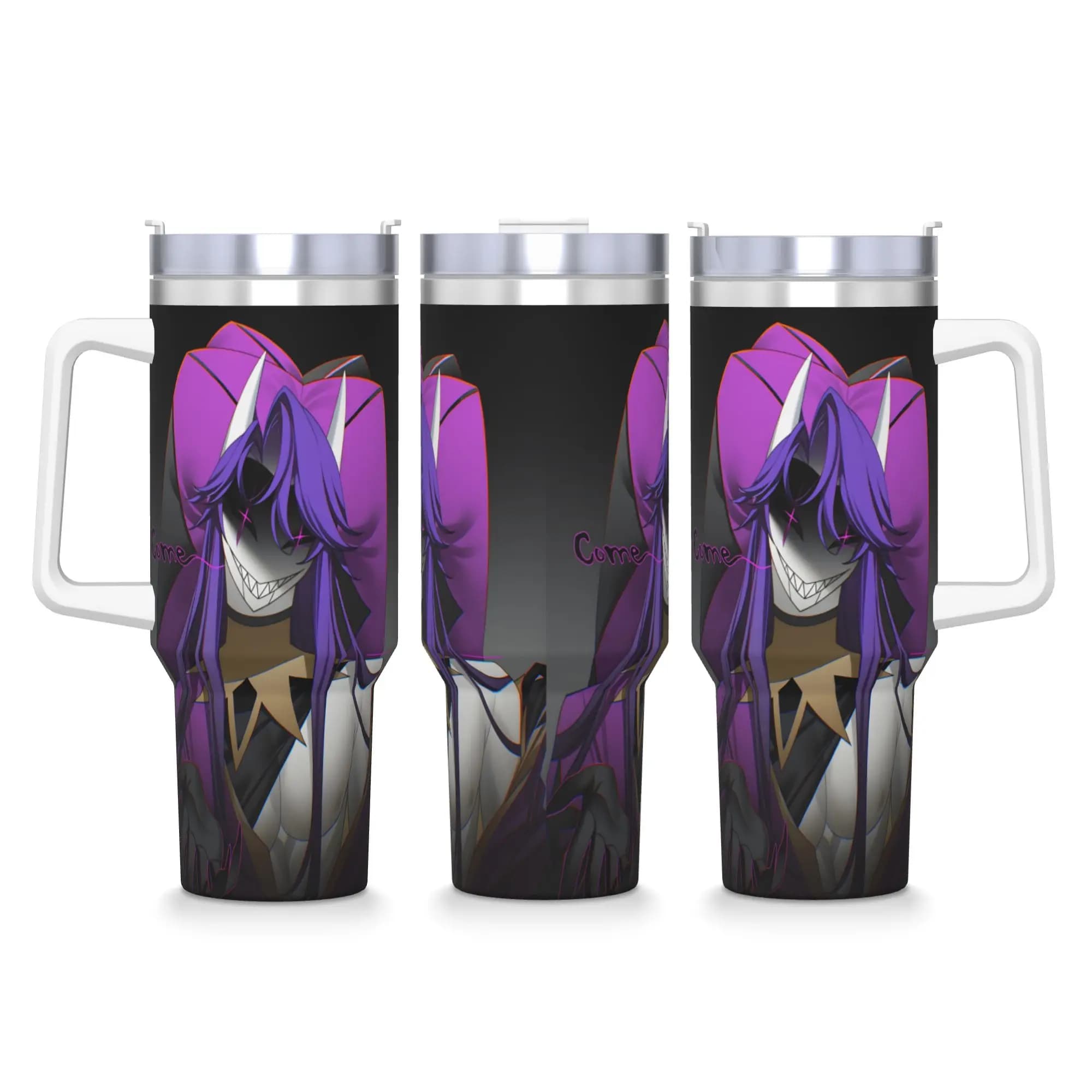 Tazza Termica F-Freak C-Circus Jester, Bottiglia per Bevande Calde, Borraccia Termica in Acciaio Inox, Tazza Personalizzata per Campeggio e Auto