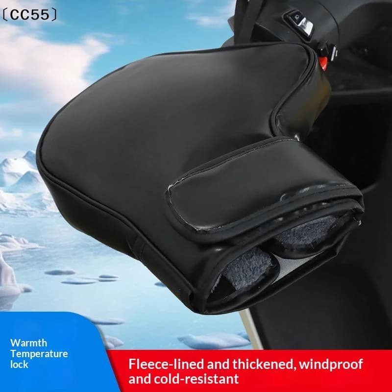 maveraCC55⚡1Pair Guanti da manubrio per moto Manicotti Guanti da ciclismo Guanti copri manubrio impermeabili Guanti termici per motoslitta E-Bike