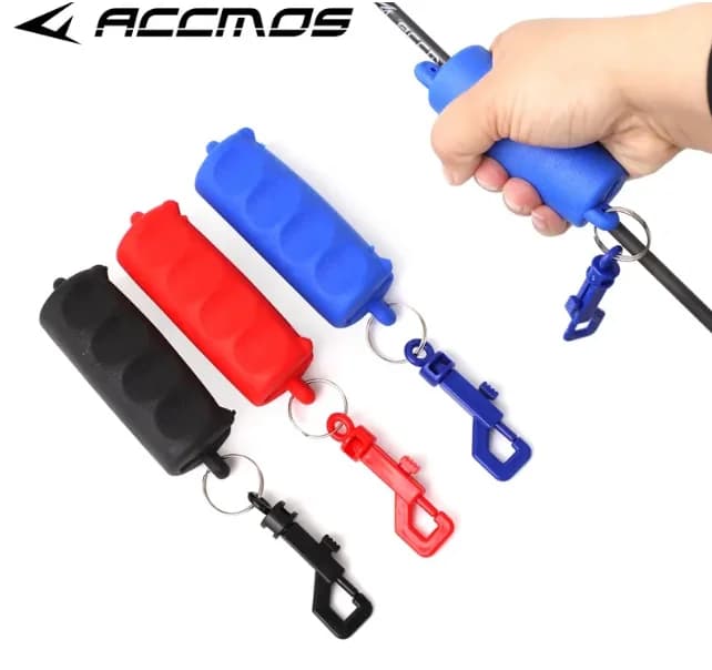 Gomma per esterni 1PC Gel di silice per esterni Tiro con l'arco Arco Freccia Estrattore di rimozione con portachiavi Strumento accessorio per tiro al bersaglio
