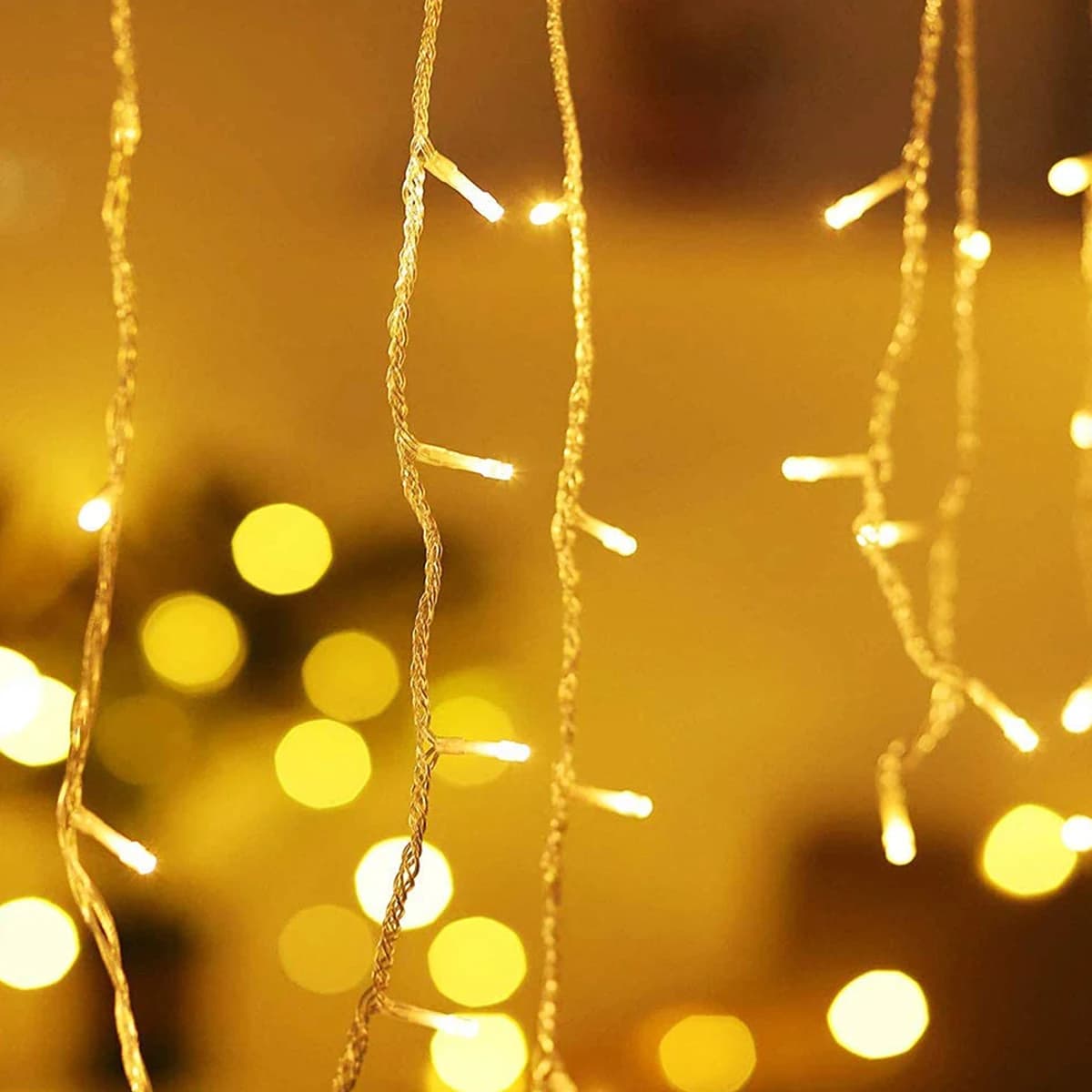 5M LED Ghiacciolo Tenda Luci della stringa Ghirlanda di Natale Droop Light Matrimonio Giardino Strada Illuminazione decorativa esterna Spina europea