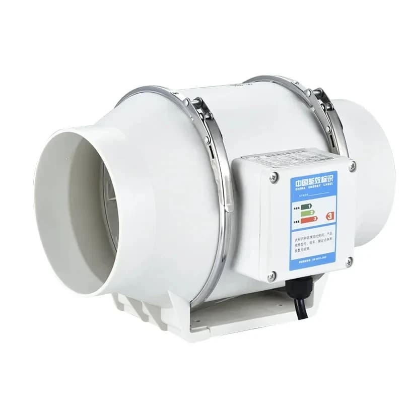 Exhaust fan Home Mute Silicone blower Enclosure blower Ventilation equipment Kitchen Bathroom Wall mount Air purification Ve