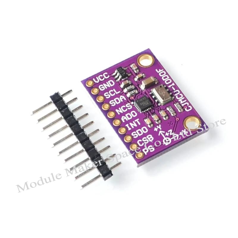 MPU9250 + MS5611 Modulo sensore IMU 10DOF, monitoraggio del movimento a 9 assi e pressione barometrica, I2C/SPI per controller di volo drone, AHRS