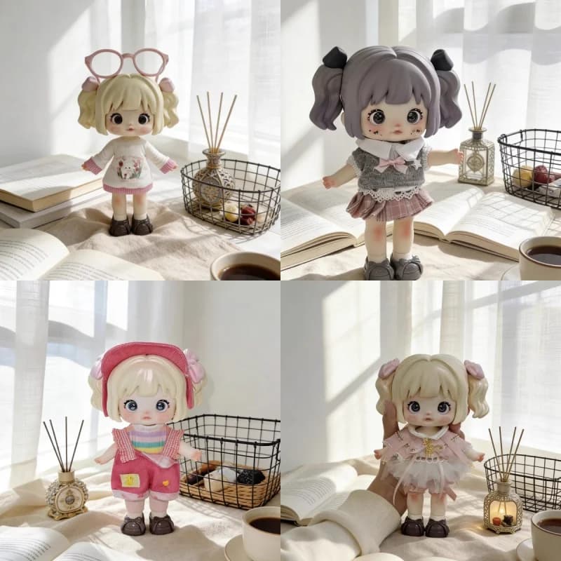 Set di Vestiti per Bambole Nommi Forest Kingdom, Outfit alla Moda per Bambole Snodabili e Action Figure (Bambola Non Inclusa)