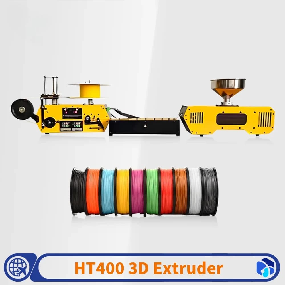 Automatic HT400 Printing Machine for 3D Printing Filaments with Wire Diameter Control for PLA-CF, PETG-CF, PA-CF