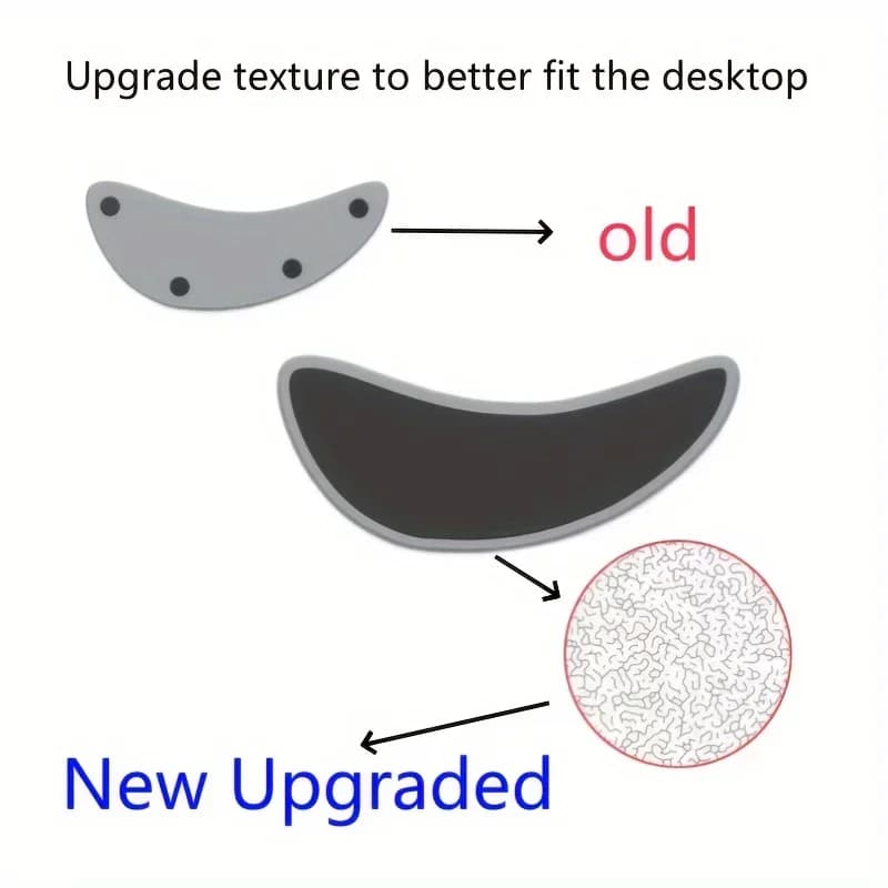 Poggiapolsi Ergonomico Scorrevole in Gel di Silicone Morbido, Supporto Leggero per il Polso che si Muove con il Mouse