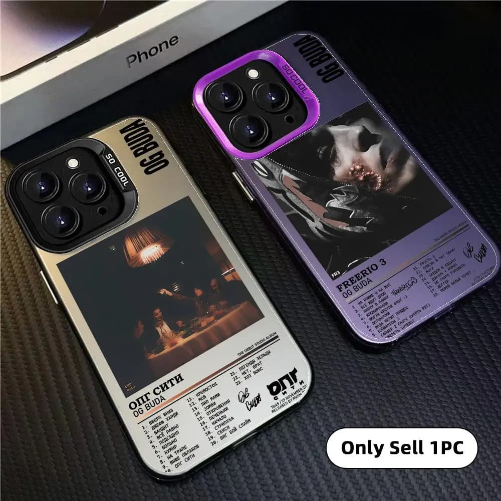 Rapper Og B-BudaS Phone Case For iPhone 17 17e 16e 16 15 14 13 12 11 mini Pro Max X XR XSMAX 8 7 Air Plus Anti Fall Matte Cover