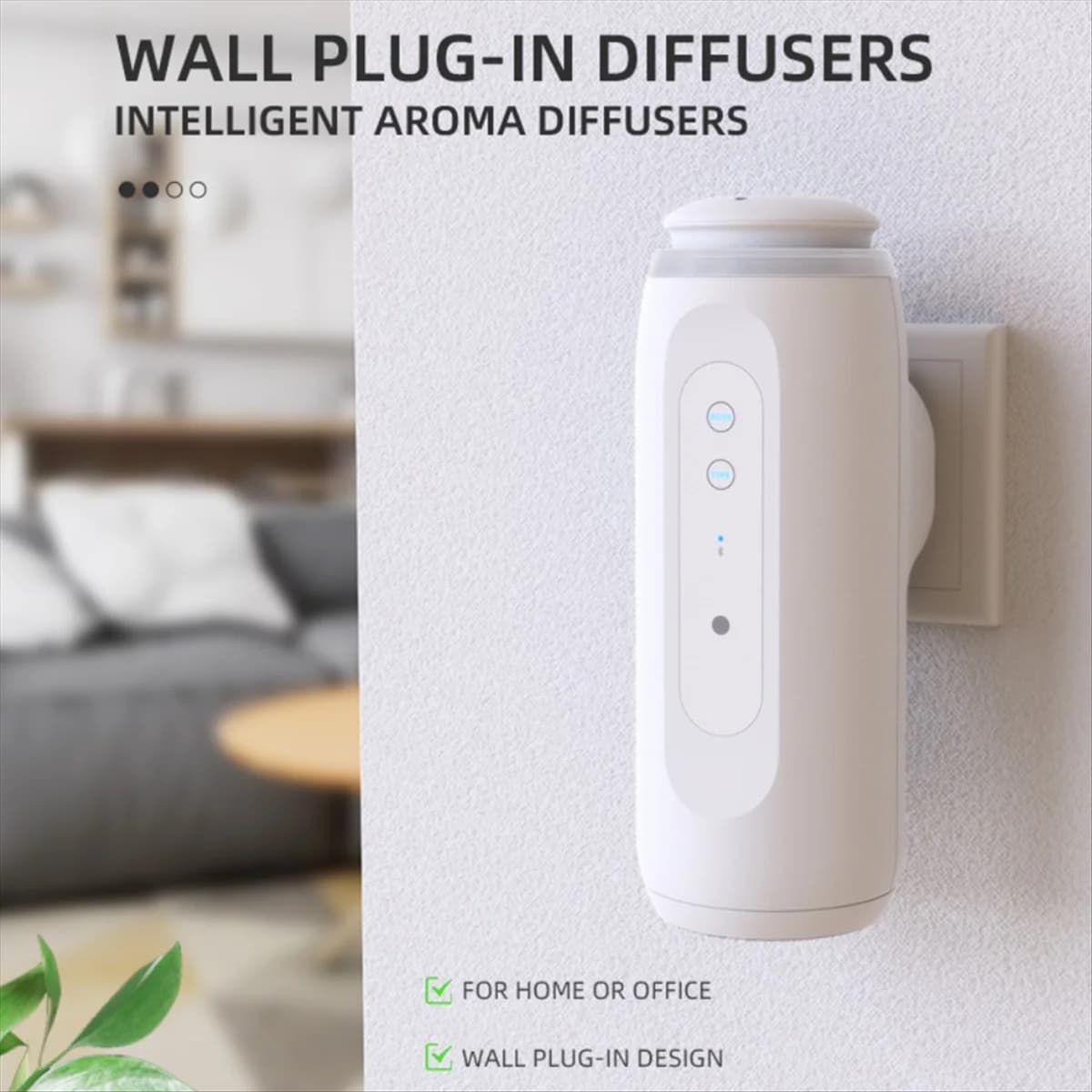 Get! Intelligent fragrance diffuser for odours distributor for WC Deodorant for environments Automatic diffuser Flavoring iron