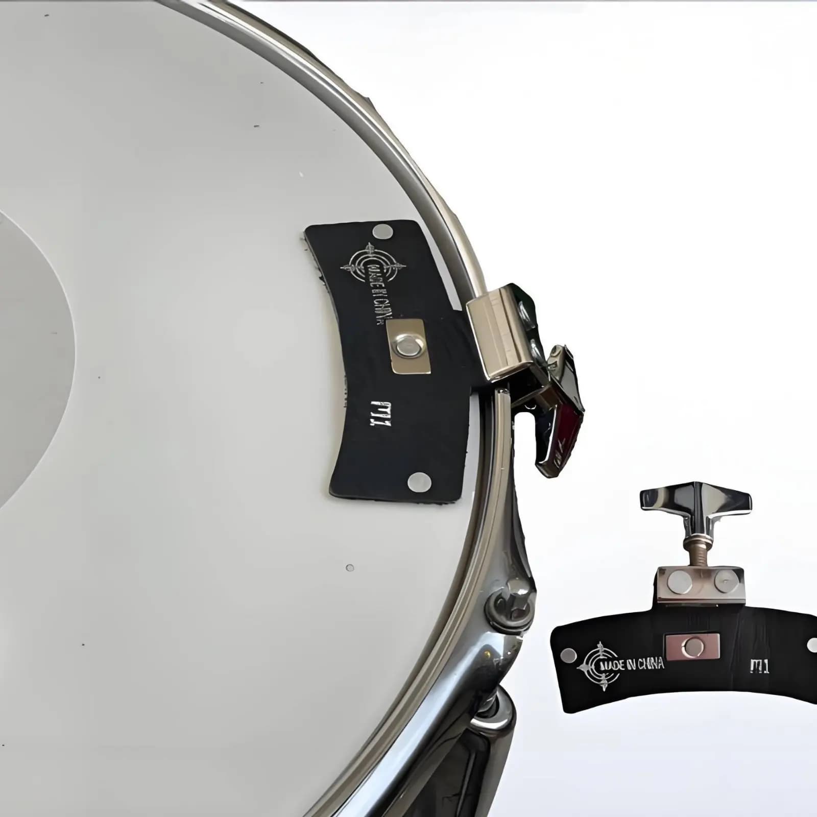 Snare Mute Sticker Strong Adhesive Drum Head Dampening Pad Drum Resonance Control Pad 3 Sizes Music Accessory