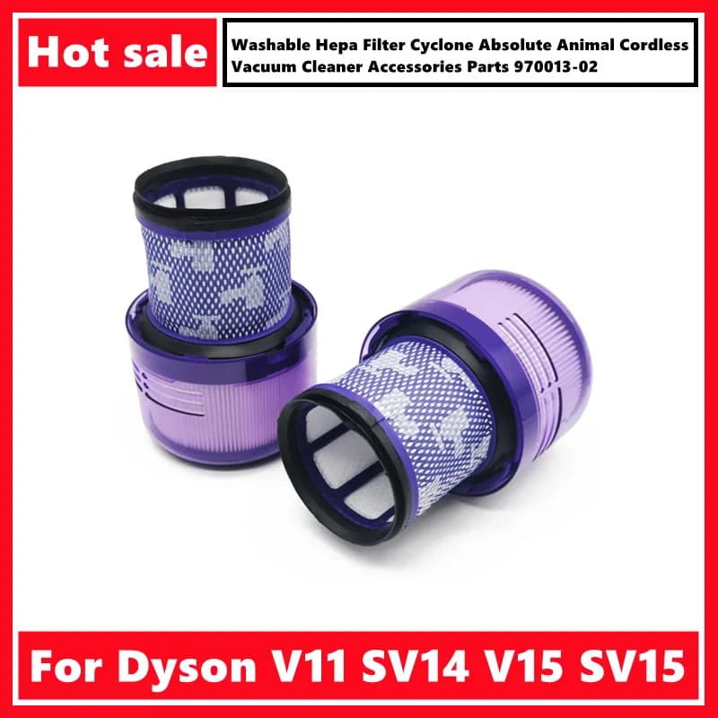 Filtro Hepa lavabile per Dyson V11 SV14 V15 SV15 Cyclone Absolute Animal Cordless Aspirapolvere Accessori Parti 970013 -02
