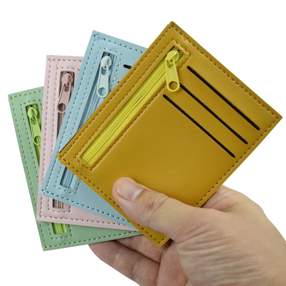 Porta carte multifunzione Portafoglio Portamonete Finestra identificativa Blocco RFID Porta carte multi-slot da viaggio per organizer essenziale quotidiano