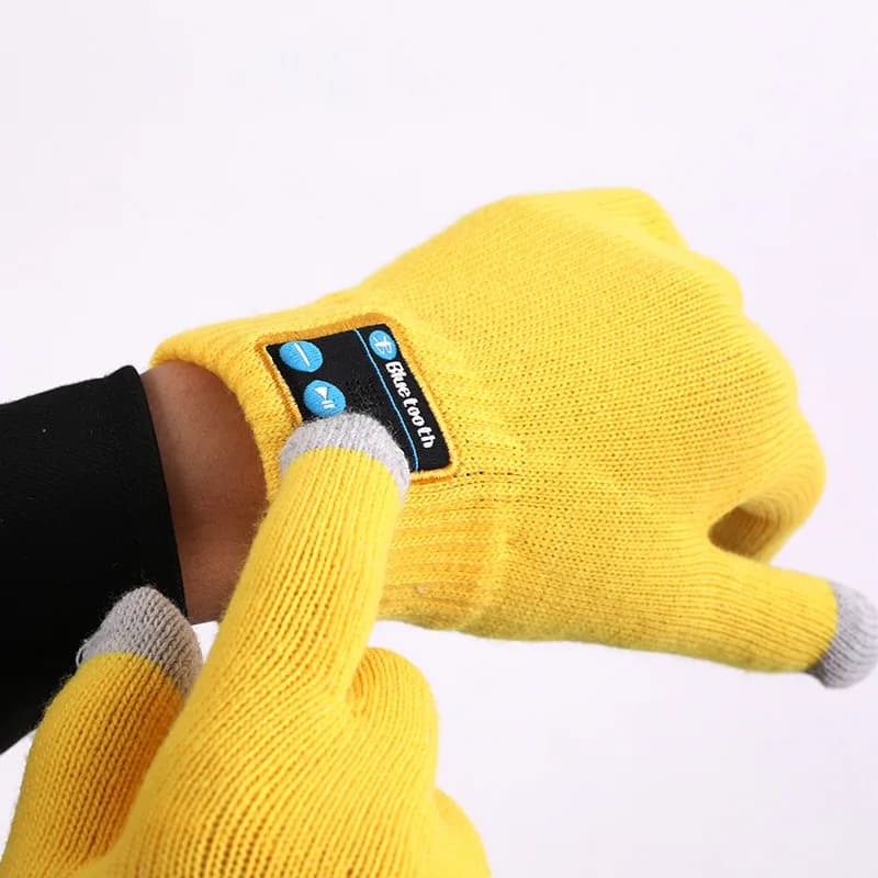 Guanti wireless Blue Tooth Guanti invernali caldi Touch screen con altoparlanti stereo integrati Le chiamate possono essere risposte Guanto per cuffie