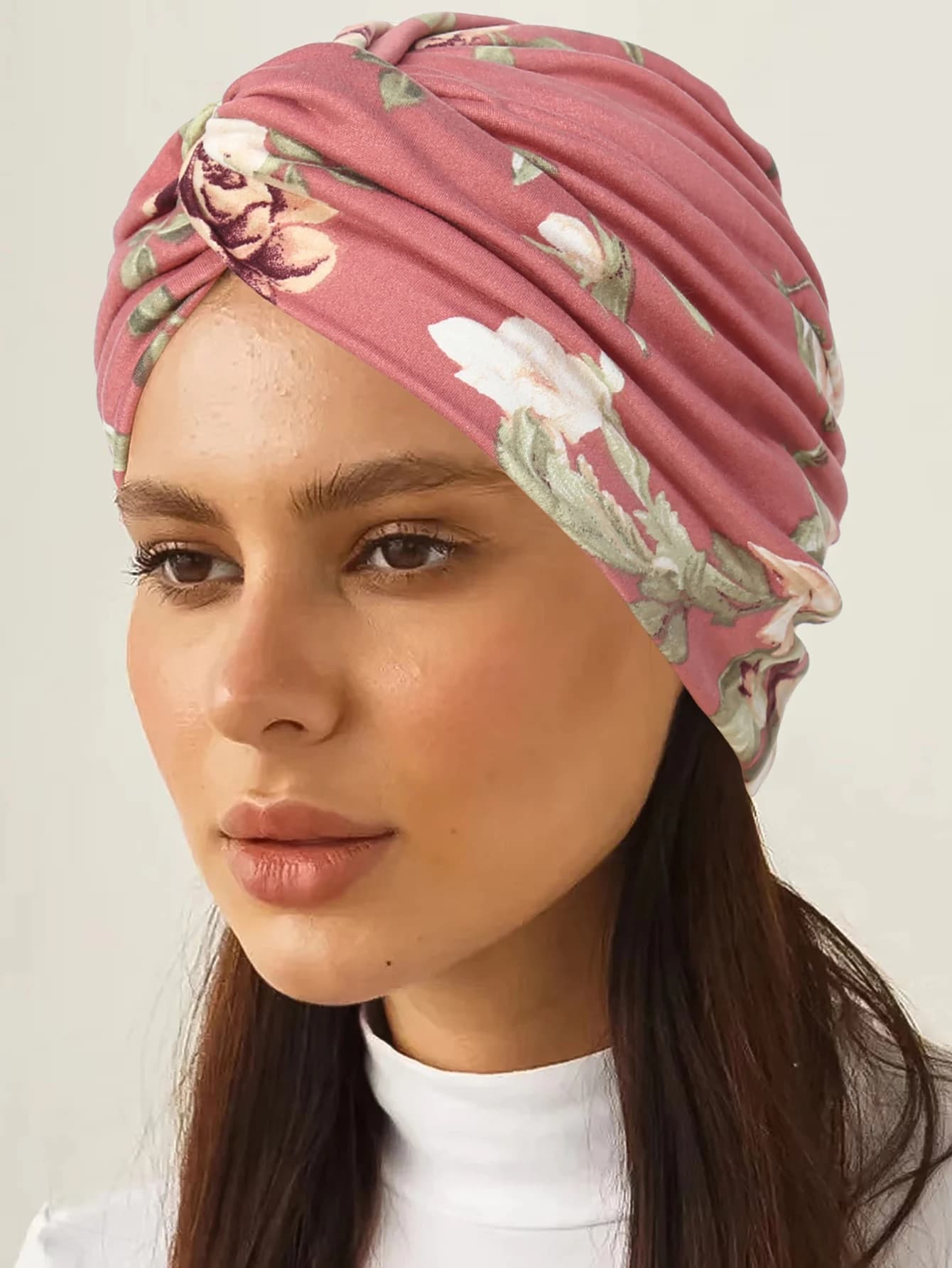 2024 New Leopard Print Women Hijab Turban Hats Wrap Head Soft Elastic Hijab Hats Breathable Chemo Cap For Ladies Girls