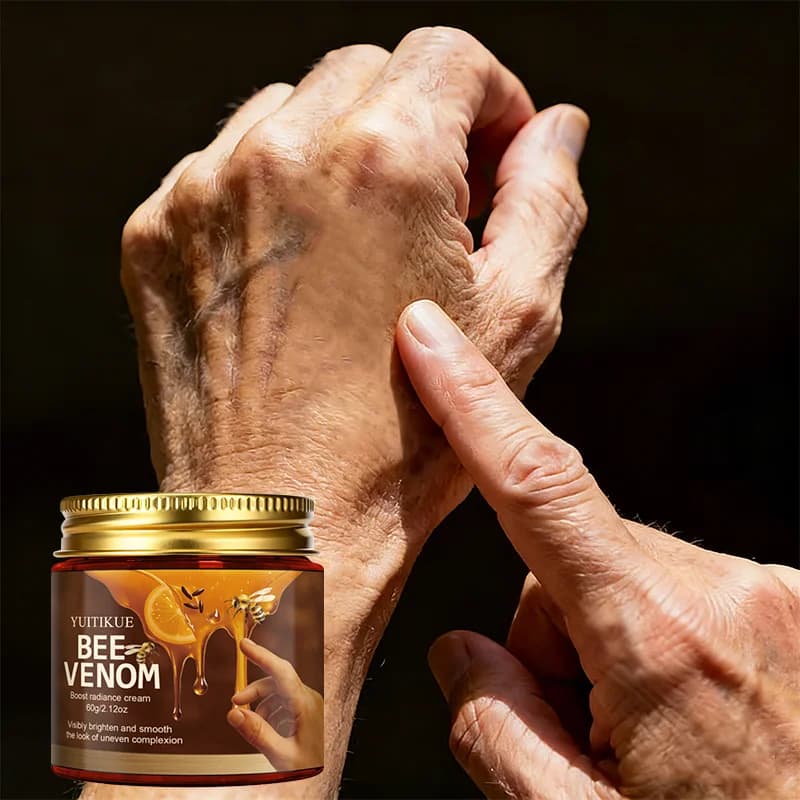 Crema Viso al Veleno d'Api YUITIKUE: Illumina Visibilmente, Leviga il Tono della Pelle Non Uniforme, Aumenta la Luminosità, Rivitalizza la Pelle