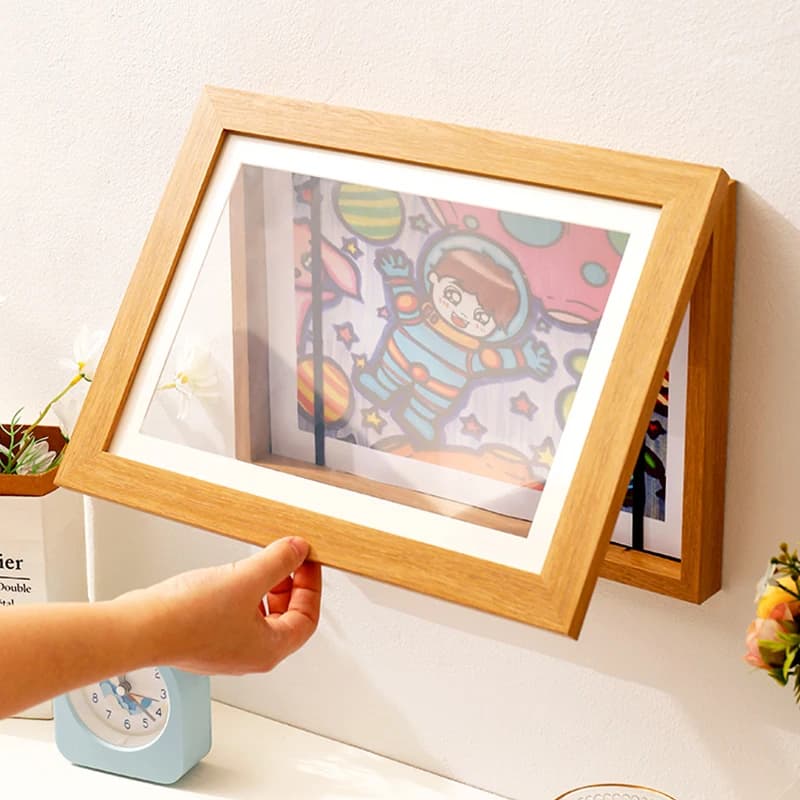 Cornici Magnetiche per Bambini A3 A4, Cornici Intercambiabili per Foto, Disegni, Dipinti, Esposizione e Conservazione di Immagini