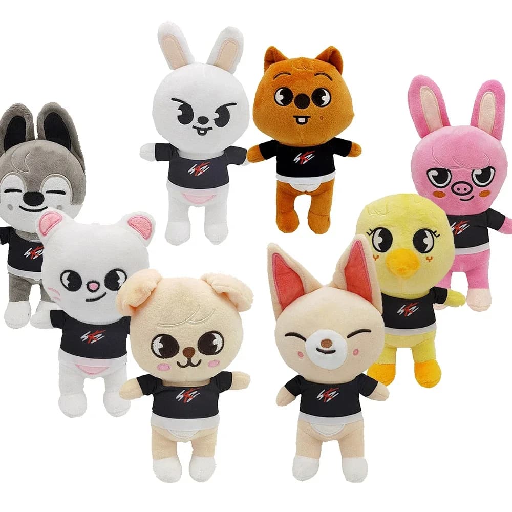 * Skzoo giocattoli di peluche 20 cm Stray Kids peluche lupo Chan cartone animato peluche bambola compagno carino per bambini adulti fan regalo