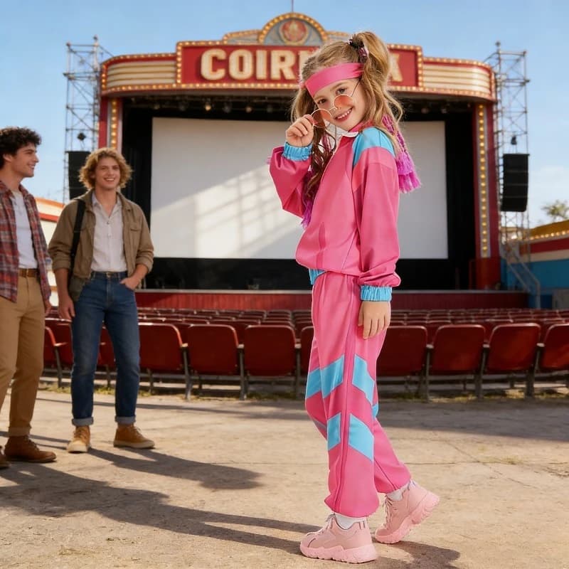 Costume da ballo disco per ragazzi e ragazze, abbigliamento sportivo hip-hop per performance, outfit per feste a tema