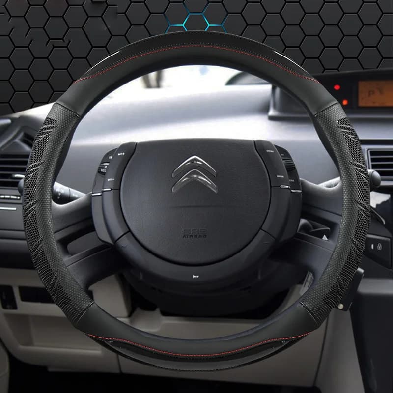 Carbon Fiber Car Cover + Leather for Citroen C4 Picasso 2007 2008 2009 2011 2012 2013 Auto Accessories