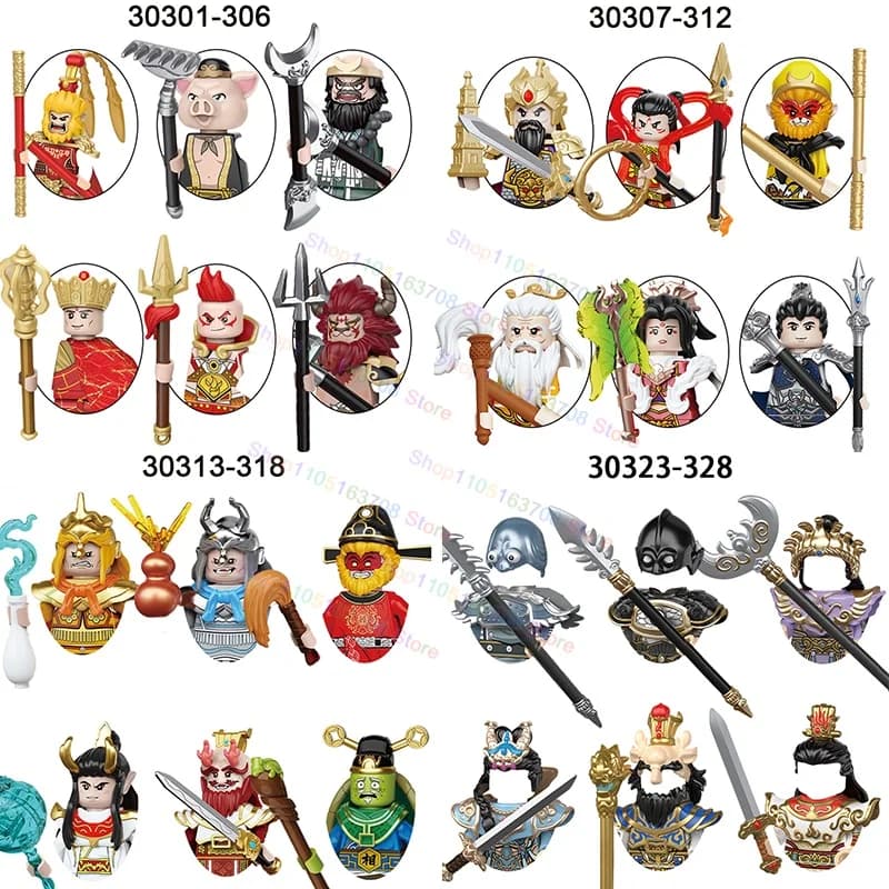 Viaggio in Occidente Wansheng Principessa Mini Action Figures Building Blocks Accessorio Decor Giocattoli Festival Regali di Natale 30323