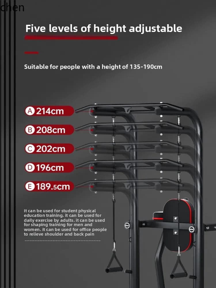 Indoor LXC pull-up bar, without punching, full force fitness equipment