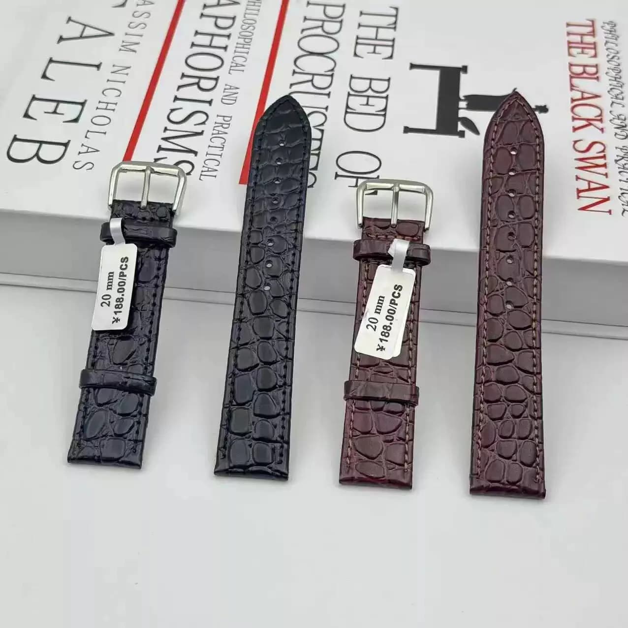 Thin Genuine Leather Watch Belt Strap 10 12 13 14 15 16 18 19 20 21 22mm Pin Buckle Cowhide Watch Strap Bracelet