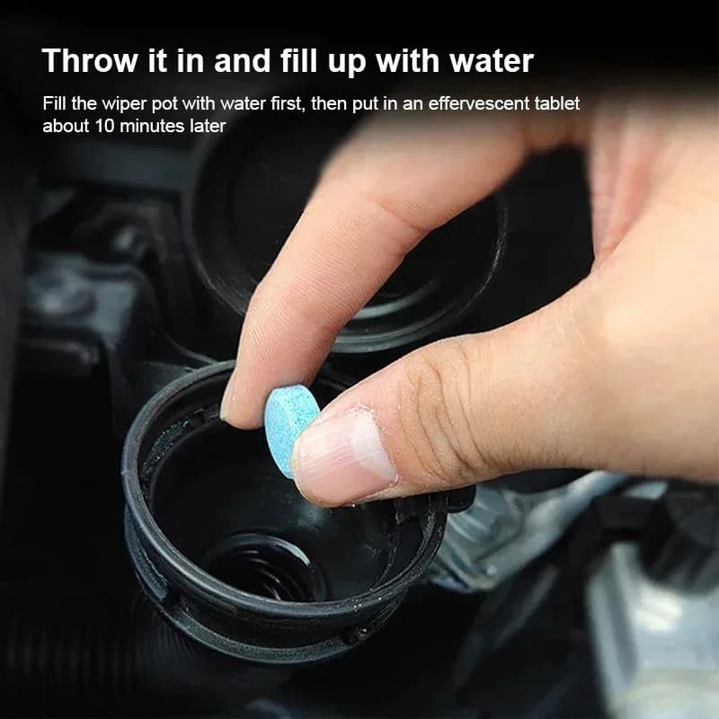 ISGTDRM 20-100PCS Solid Cleaner Car Windscreen Cleaner Effervescent Tablet Auto Wiper Glass Solid Cleaning Concentrated \p9