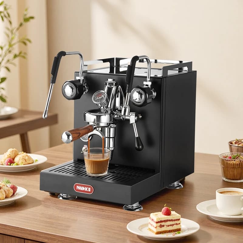 Macchina per caffè espresso elettrica Barista di vendita calda Sistema di birra in acciaio inossidabile Sistema di acqua calda per hotel domestici RV EU