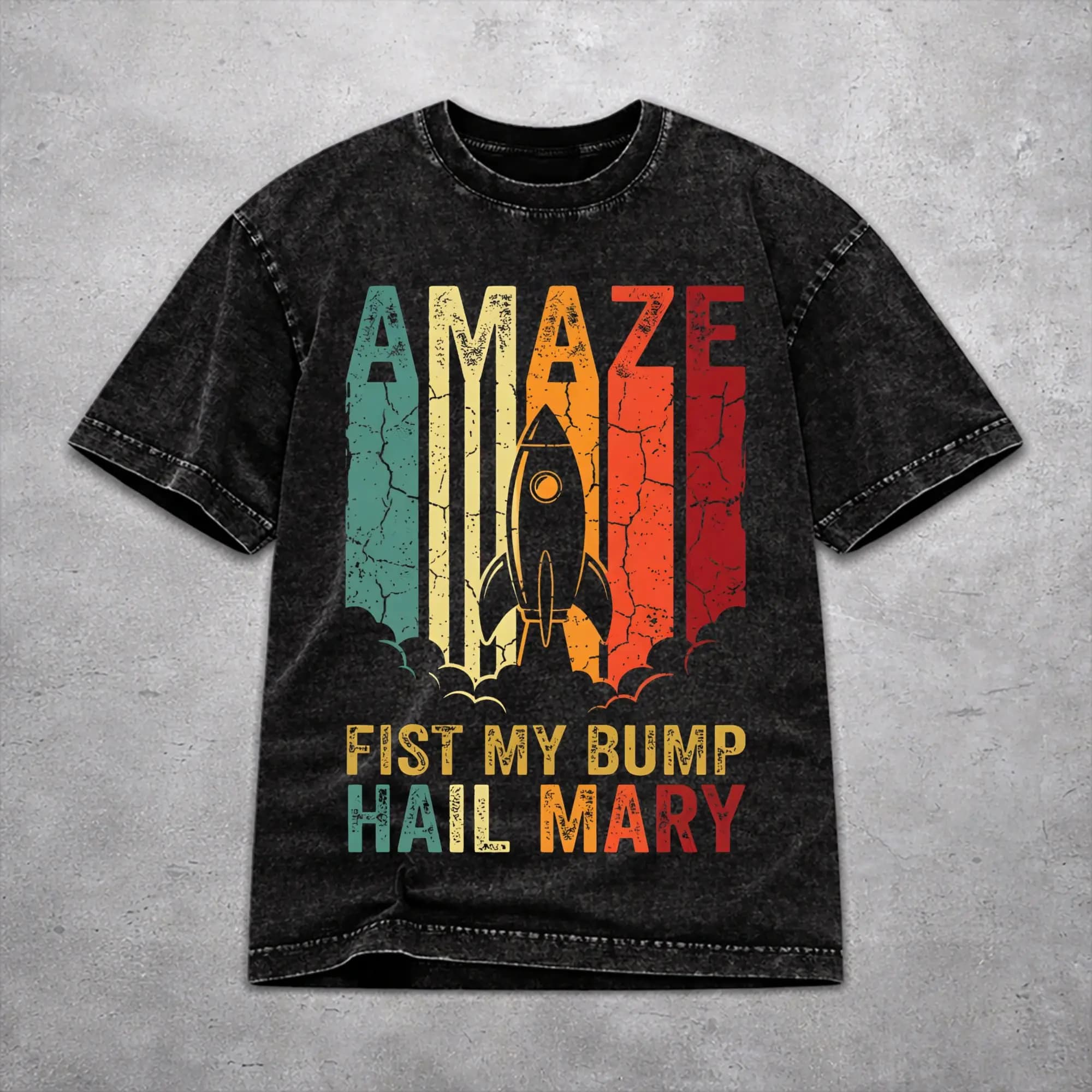 Men Women Harajuku Washed T-shirts Dr Grace's Periodic Table, Project Hail Mary Printed Shirt Accessories Oversize Tees Tops