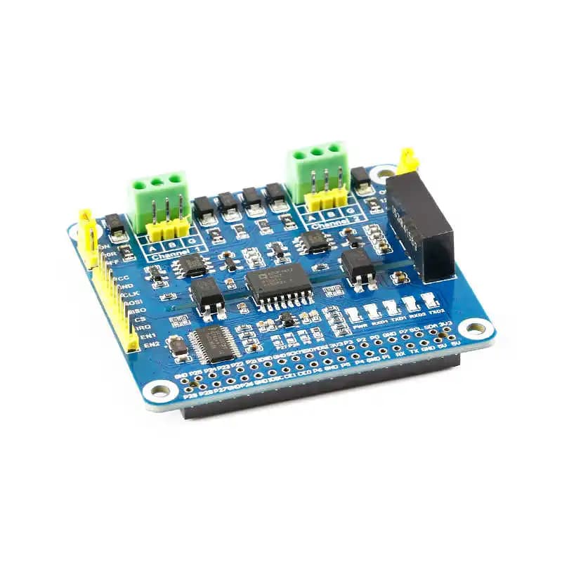 Modulo scheda di espansione RS485 isolato a doppio canale Raspberry Pi integrato SC16IS752/SP3485