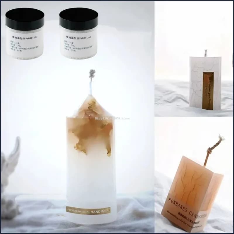 Scented Candle Additive Vybar 260/103 DIY Handmade Soy Wax Paraffin Eliminating Bubbles/White Spots Enhancing Brightness 50g/80g