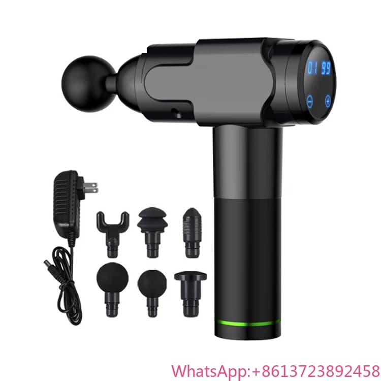 Mini attrezzatura per massaggio muscolare con pistola per fascia portatile wireless di vendita calda per uso del corpo