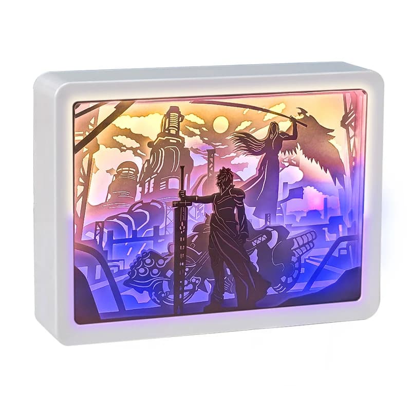 Fantassy 3D Anime Lamp Led Night Light Action Figure Shadow Box Paper Cut Light Box Mood Light Wall Decor baby gift table lamp