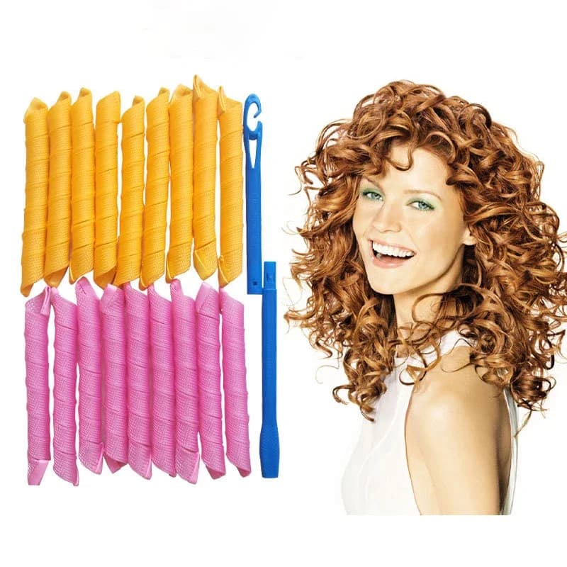 Heatless hair triofer 10/12 pieces without heat curls for hair rollers for soft band tape for sleeping hair curlers woman tools for hair Styling
