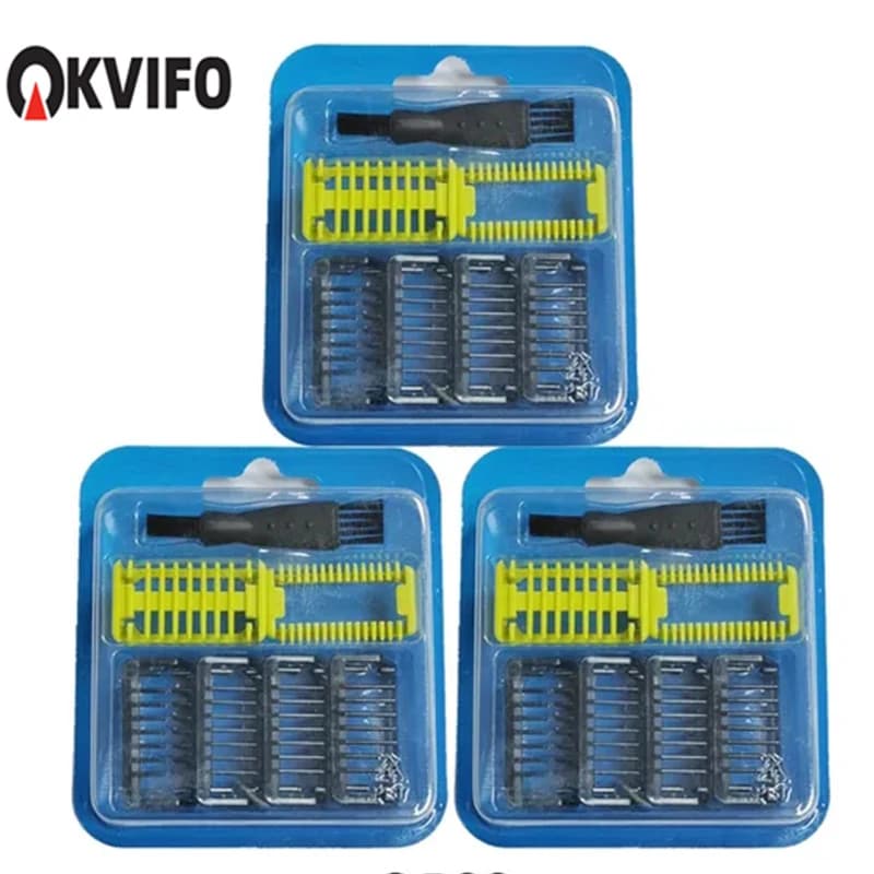KVIFO Guides Protective combs for a blade QP2520 QP2530 QP2620 QP2630 QP6510 QP6520 Face Haircuts Barba Trimmer Razor